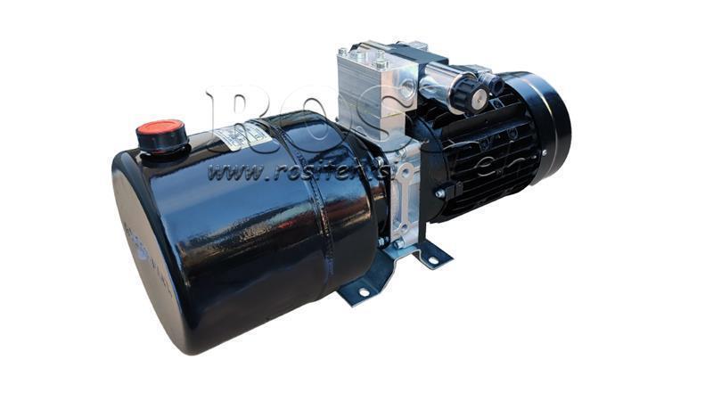AGREGAT HIDRAULIC MINI 380V AC (1.5 kW) 110 bar - 5.8 cc - 8.2 lit/min - rezervor 6 lit