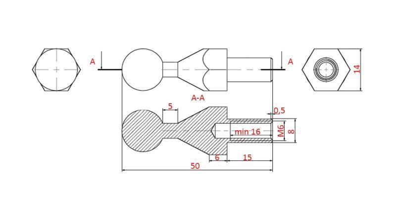 JOYSTICK NIMCO BALLHALTER