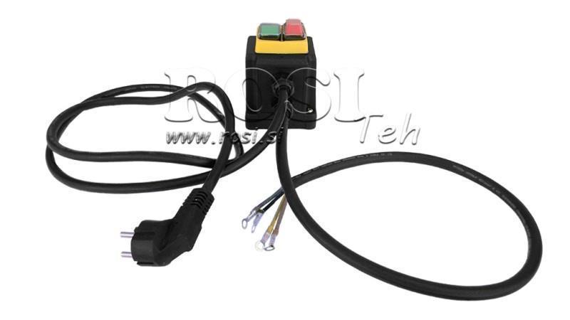 STECKER MIT KABEL EIN/AUS 1 PHASE (3POLIG) 230V