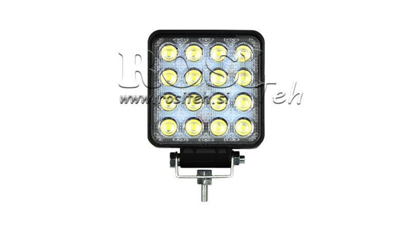 LED ARBEITSLICHT - LICHT 16 LED 48W 12V-24V
