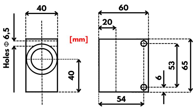 HOUSING FOR 2-WAY HYDRAULIC VALVE REXROTH 1/2 70-LIT