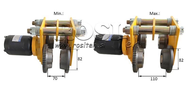 CARRELLO ELETTRICO PER ASCENSORI INDUSTRIALI DWI 0,5 T