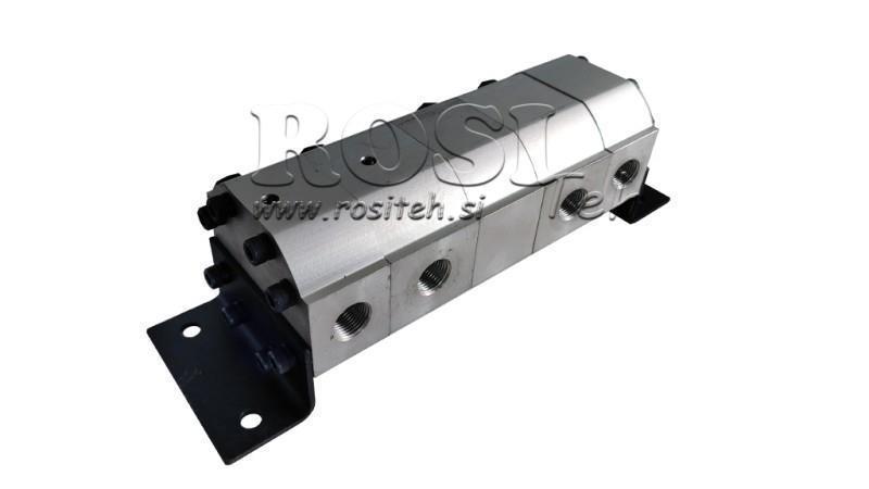 HYDRAULIC GEAR FLOW DIVIDER 4/1 (3-6,4 lit - max. 240bar) 1,6cc/SEG
