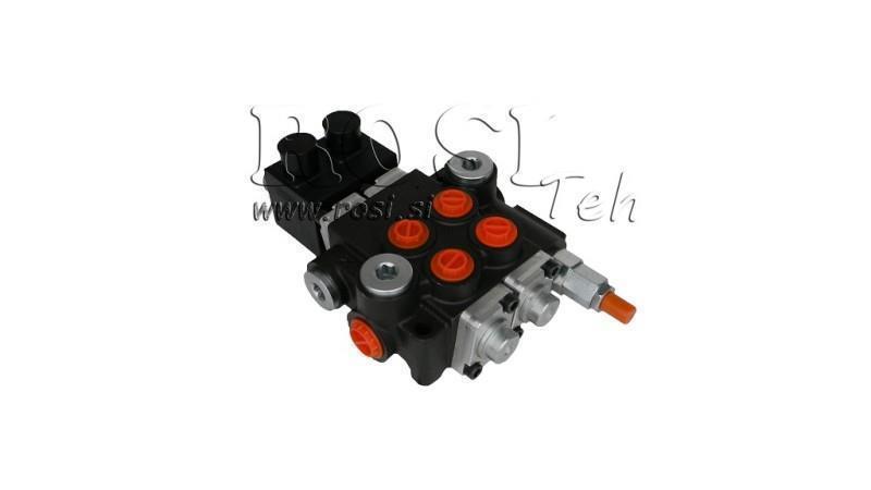 HYDRAULIC VALVE 2xZ50 ES1+12V DC