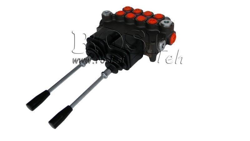 HYDRAULICKÝ VENTIL 4xP80 + 2x JOYSTICK