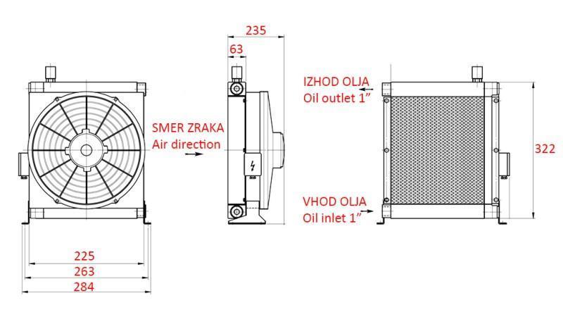 EKO OLEJOVÝ CHLADIČ DC 12V 30-100 LIT