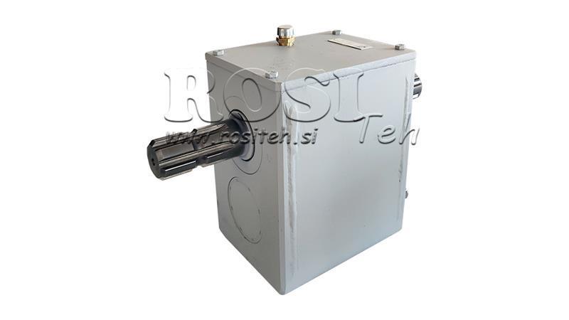 Traktora samazinātājs - 1:1.85 (40HP-30kW) vīriešu-vīriešu