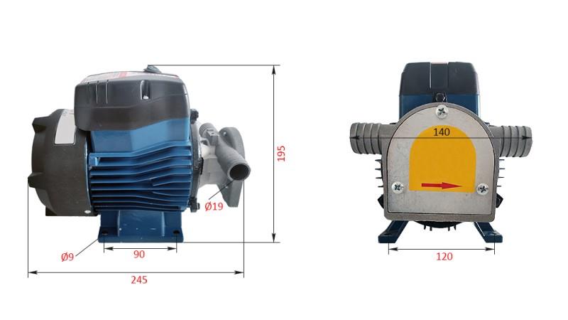 POMPĂ ELECTRICĂ 230V AC -1- 50 lit/min (3000 l/h)
