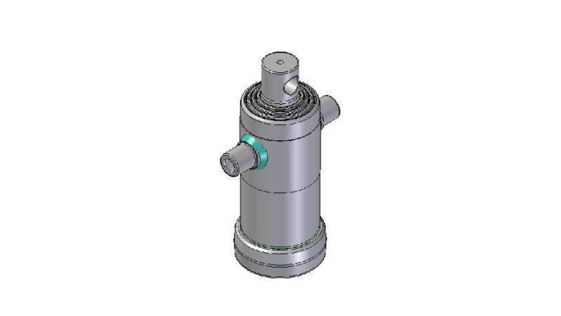 3042F - TELESCOPIC CYLINDER STANDARD/HOLE 4 ASTETTA ISKU 830 FI 124