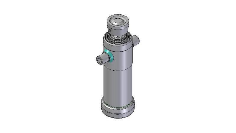 3045S - TELESCOPINEN SYLINTERI STANDARD/PALLON 4 VAIHEEN ISKU 1190 HALKAISIJA 124