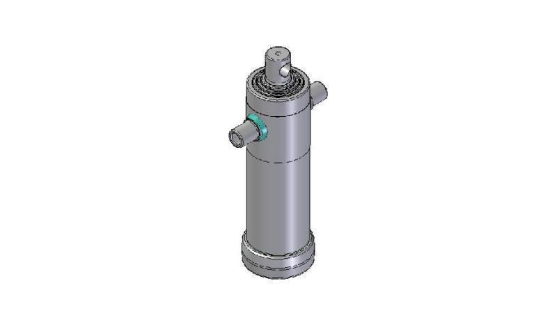 3066F -TELESKOPSKI CILINDAR STANDARD/RUPA 4 STUPNJA HOD 1190 PROMJER 112