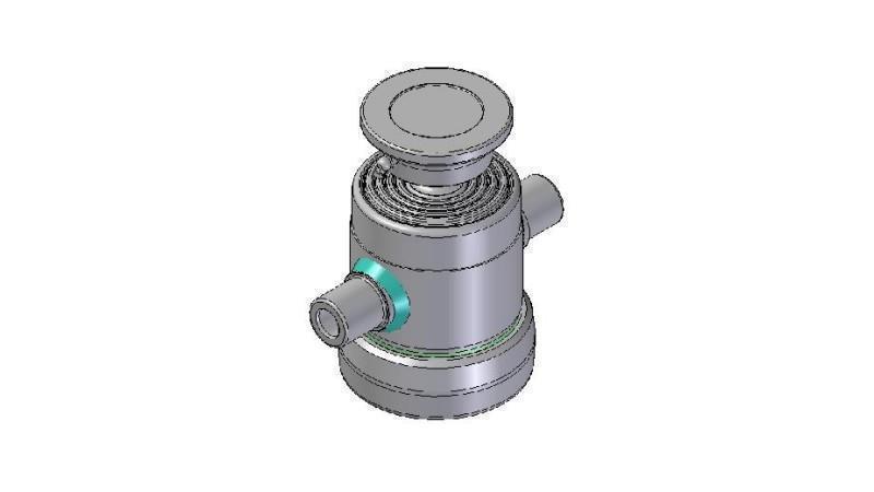 3090S -TELESCOPINEN SYLINTERI STANDARD/PALLON 5 VAIHEITA ISKU 500 HALKAISIJA 124