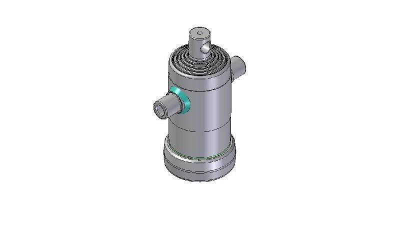 3091F -TELESKOPZYLINDER STANDARD/LOCH 5 STUFEN HUB 840 FI 124