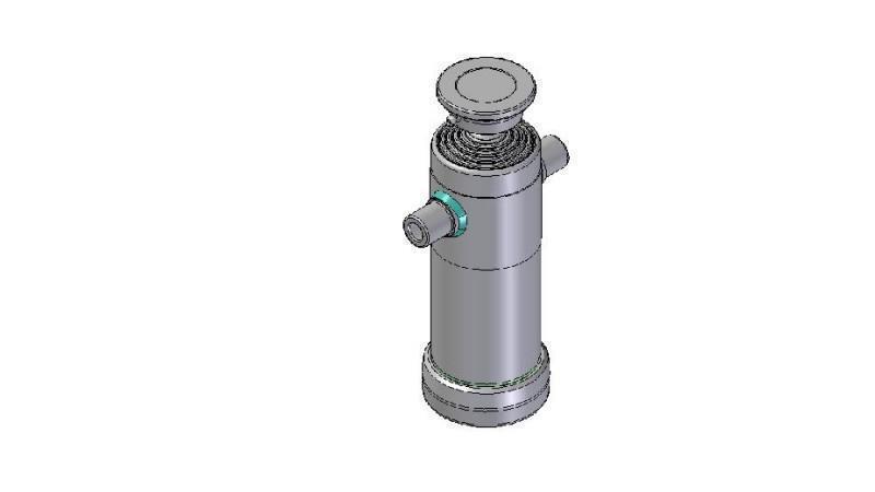 3097S - TELESCOPINEN SYLINTERI STANDARD/PALLON 5 VAIHEEN ISKU 1315 HALKAISIJA 124