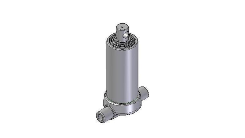 3563F - TELESCOPISCHE CYLINDER ONDER – GAT 4 GRADEN SLAAG 790 FI 112