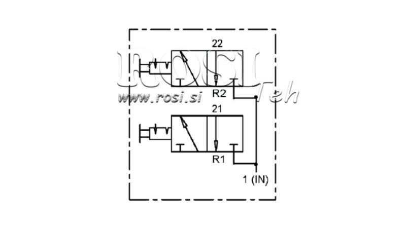 2 WAYS PNEUMATIC CONTROLER