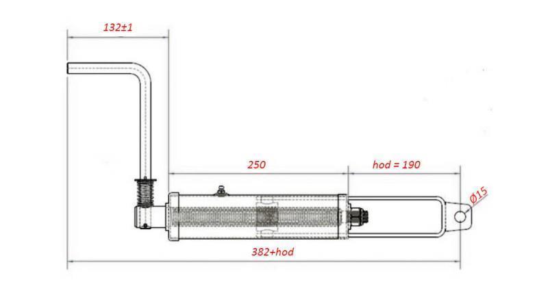 THREAD HANDLE FOR TRAILER HAND BRAKE WITHOUT WINCH