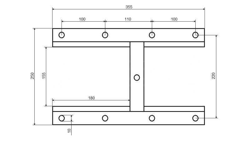 HEBESCHARNIER FÜR KIPPLASTER 250X335 FÜR GETREIDE