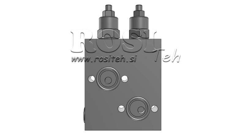 VENTIL PRO HYDRAULICKOU BRZDU HYDRAULICKÉHO MOTORU KPBR-250/1/D