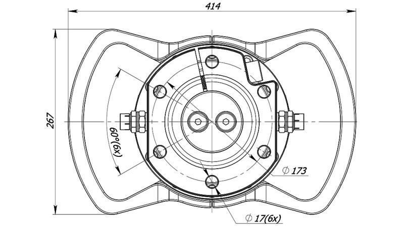 HIDRAULIČNI ROTATOR 10000/5000 KG SA PRIROBNICOM 2PR