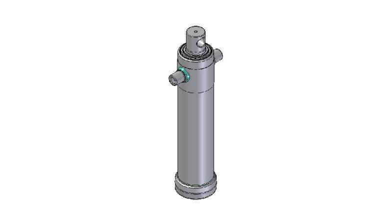 4037F - CILINDRO TELESCOPICO STANDARD/BUCO 3 SFILATE CORSA 1493 FI 124