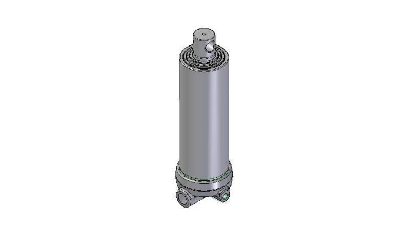 4645F -TELESCOPICZNY CYLINDER OTWÓR - OTWÓR 4 KROKI RUCHU 1490 FI 170