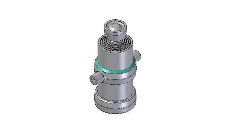 5000S -TELESKOPSKI CILINDAR STANDARD/KUGLA 5 STUPNJEVA HOD 1295 PROMJER 170