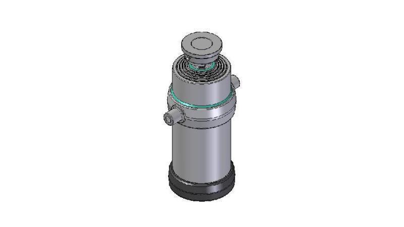 5035S -CYLINDER TELESKOPOWY STANDARDOWY/KULKA 5 ETAPÓW SKOKU 2400 ŚREDNICA 215
