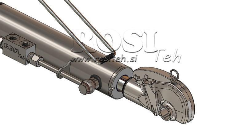 HYDRAULIC SPECIAL TOP LINK WITH HOOK - 2 CAT. 63/35-280 (45-95HP)(25,4 - gr.2)