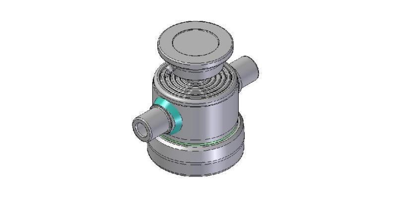 6001S - CYLINDER TELESCOPICZNY STANDARDOWY/KULKA 6 ETAPÓW SKOK 450 ŚREDNICA 124