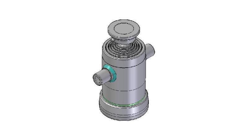 6006S -TELESCOPIC CYLINDER STANDARD/BALL 6 STAGES STROKE 1000 DIAMETER 152