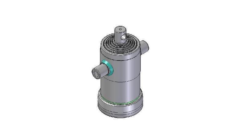 6007F -CILINDRU TELESCOPIC STANDARD/GAURĂ 6 ETAPE CURS 1180 FI 152