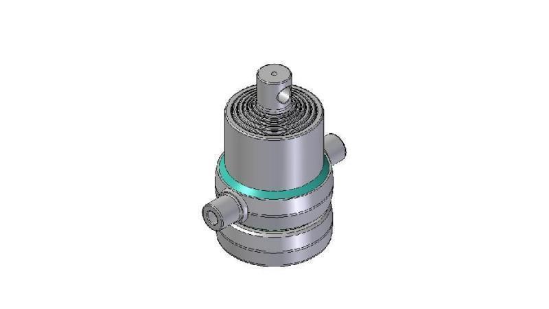 6017F -TELESCOPIC CYLINDER STANDARD/HOLE 6 STAGES TRAVEL 985 FI 170