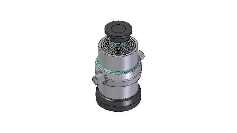 6051S -TELESCOPIC CYLINDER STANDARD/BALL 6 STUFEN HUB 1505 DURCHMESSER 215