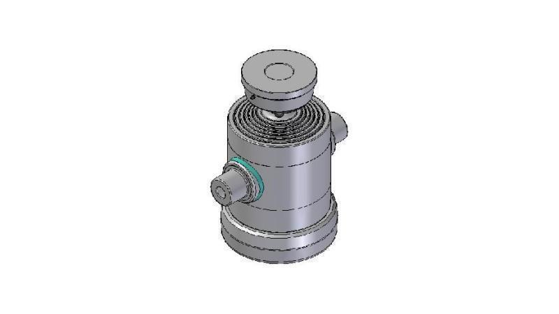 6060S -TELESCOPIC ZYLINDER STANDARD/KUGEL 6 STUFEN HUB 1380 DURCHMESSER 240
