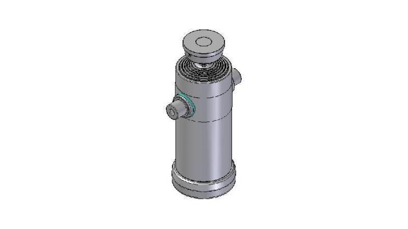 6067S -TELESCOPIC ZYLINDER STANDARD/KUGEL 6 STUFEN HUB 2820 DURCHMESSER 240