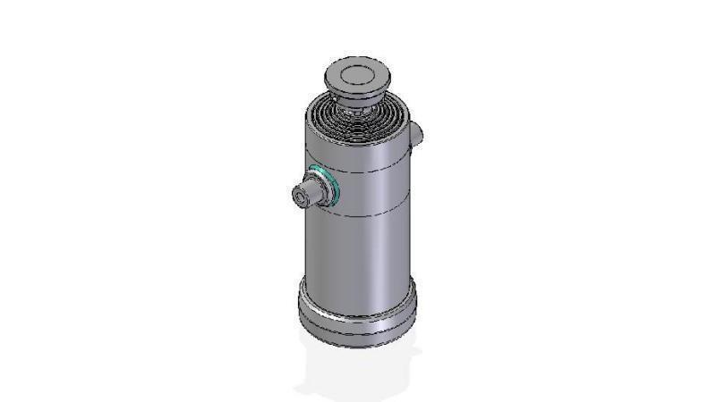 7036S -TELESCOPISK CYLINDER STANDARD/BOLD 7 TRIN REJSE 3112 DIAMETER 240
