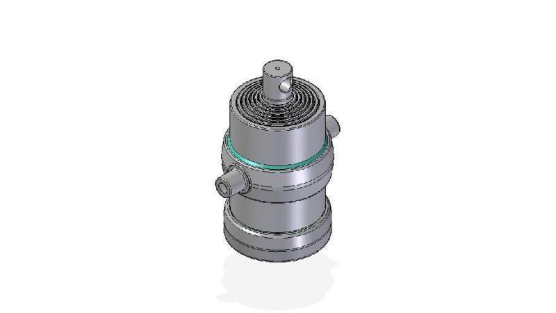 7051F -TELESKOPZYLINDER STANDARD/LOCH 7 STUFEN HUB 1770 FI 215
