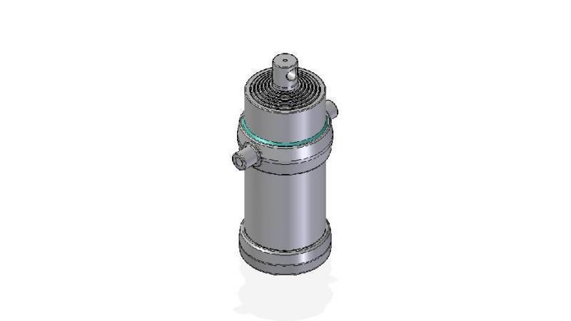 7054F -TELESCOPIC ZYLINDER STANDARD/LOCH 7 STUFEN HUB 2905 DURCHMESSER 215