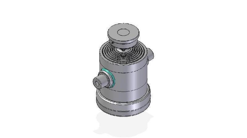 7061S -TELESCOPIC CYLINDER STANDARD/BALL 7 STUFEN HUB 1687 DURCHMESSER 270