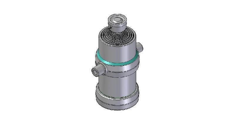 8006S -TELESCOPICKÝ VALEC ŠTANDARD/GULIČKA 8 STUPŇOV CESTA 2340 PRIEMER 190