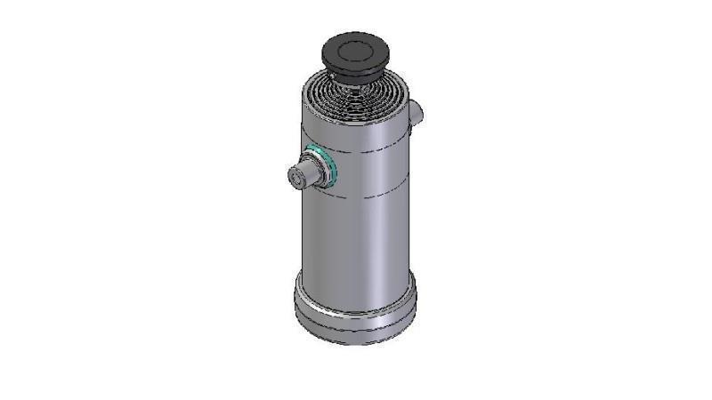 8017S -TELESCOPIC ZYLINDER STANDARD/KUGEL 8 STUFEN HUB 3815 DURCHMESSER 240