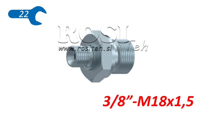 HIDRAVLIČNI REDUCIR BSP 3/8-M18x1,5