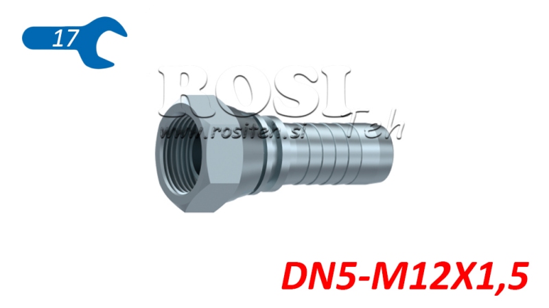 HIDRAVLIČNI PRIKLJUČEK BSP ŽENSKI DN5-M12X1,5