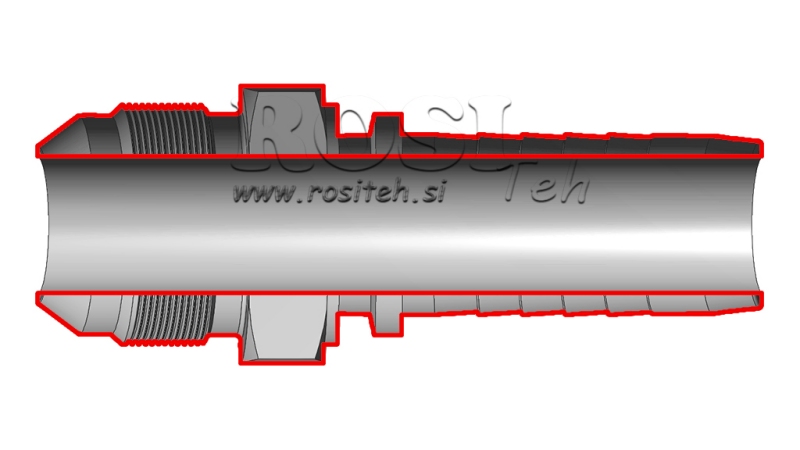 HIDRAULIČNI PRIKLJUČAK AGJ JIC74° MUŠKI DN40-1 7/8-12