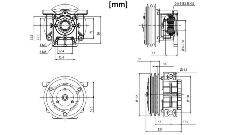 ELECTRO-MAGNETIC COUPLER 12V GR.2