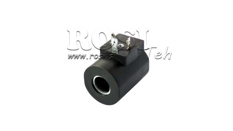 ELECTROMAGNETIC COIL 12V DC - SAE10 - fi 16,15mm-50mm 26W IP65