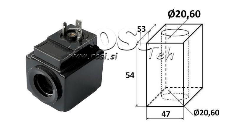 ELEKTRO MAGNETNA TULJAVA 230VAC - DS3 - fi 20,6mm-54mm 176W