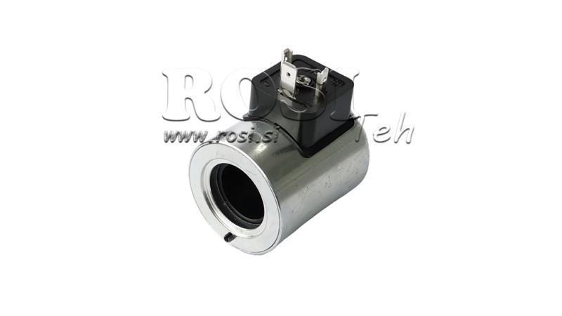 ELECTROMAGNETIC COIL 24V DC FOR VALVE CETOP - fi 22mm-53mm 29W