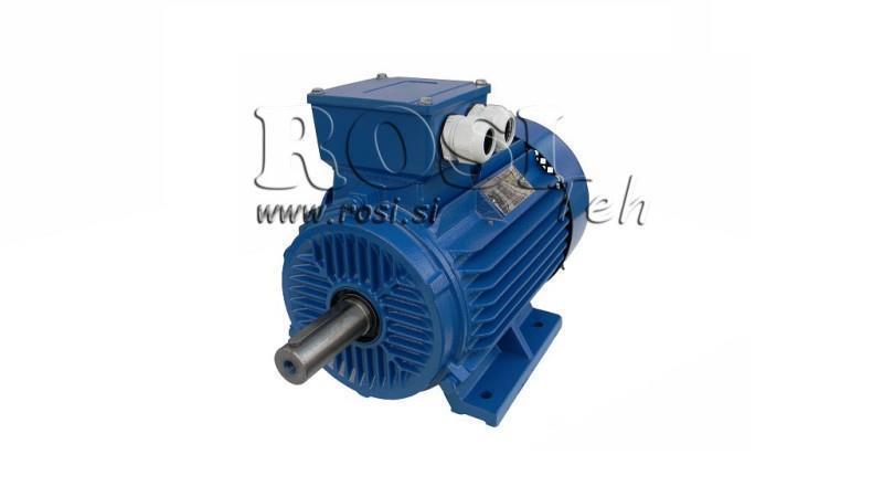 4kW-ELEKTROMOS MOTOR MS100L3-4 4_1430forgás 3Faz lábak-B3